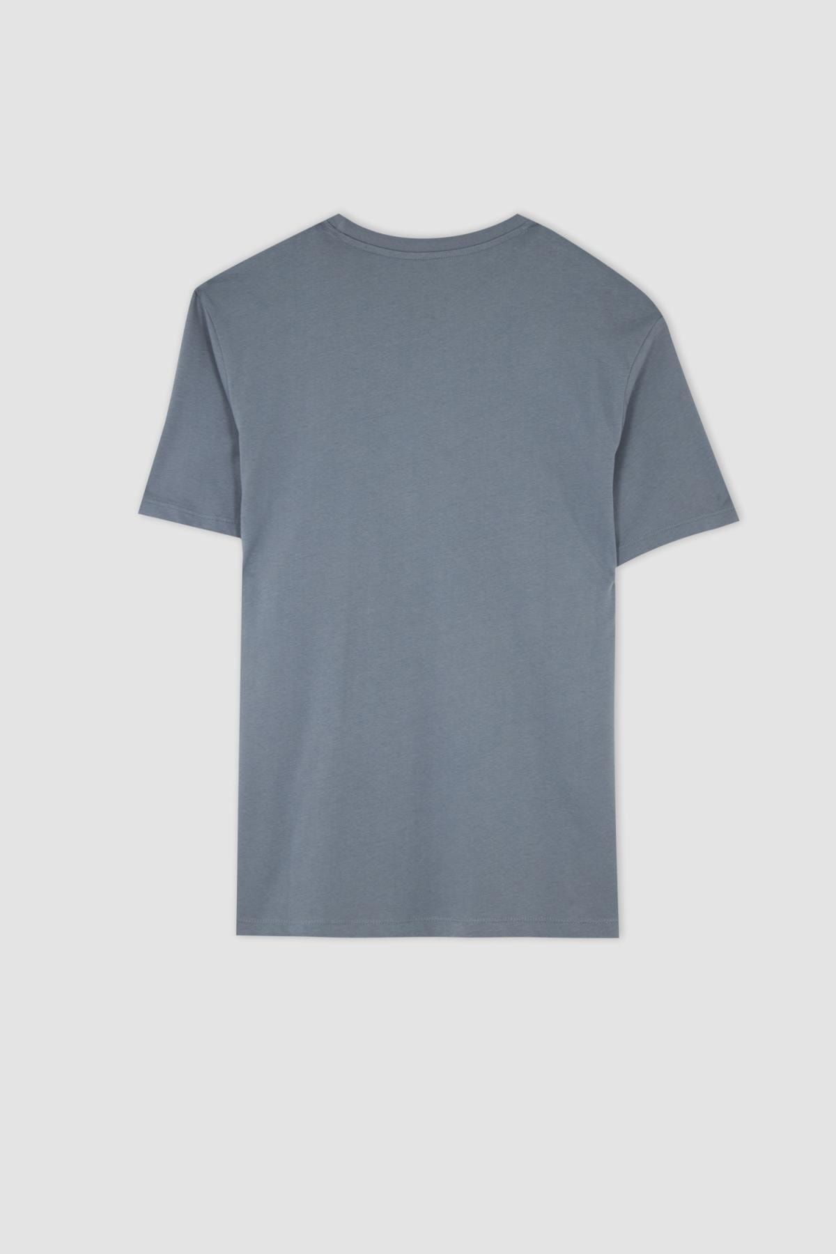 Regular Fit Bisiklet Yaka Basic Tişört