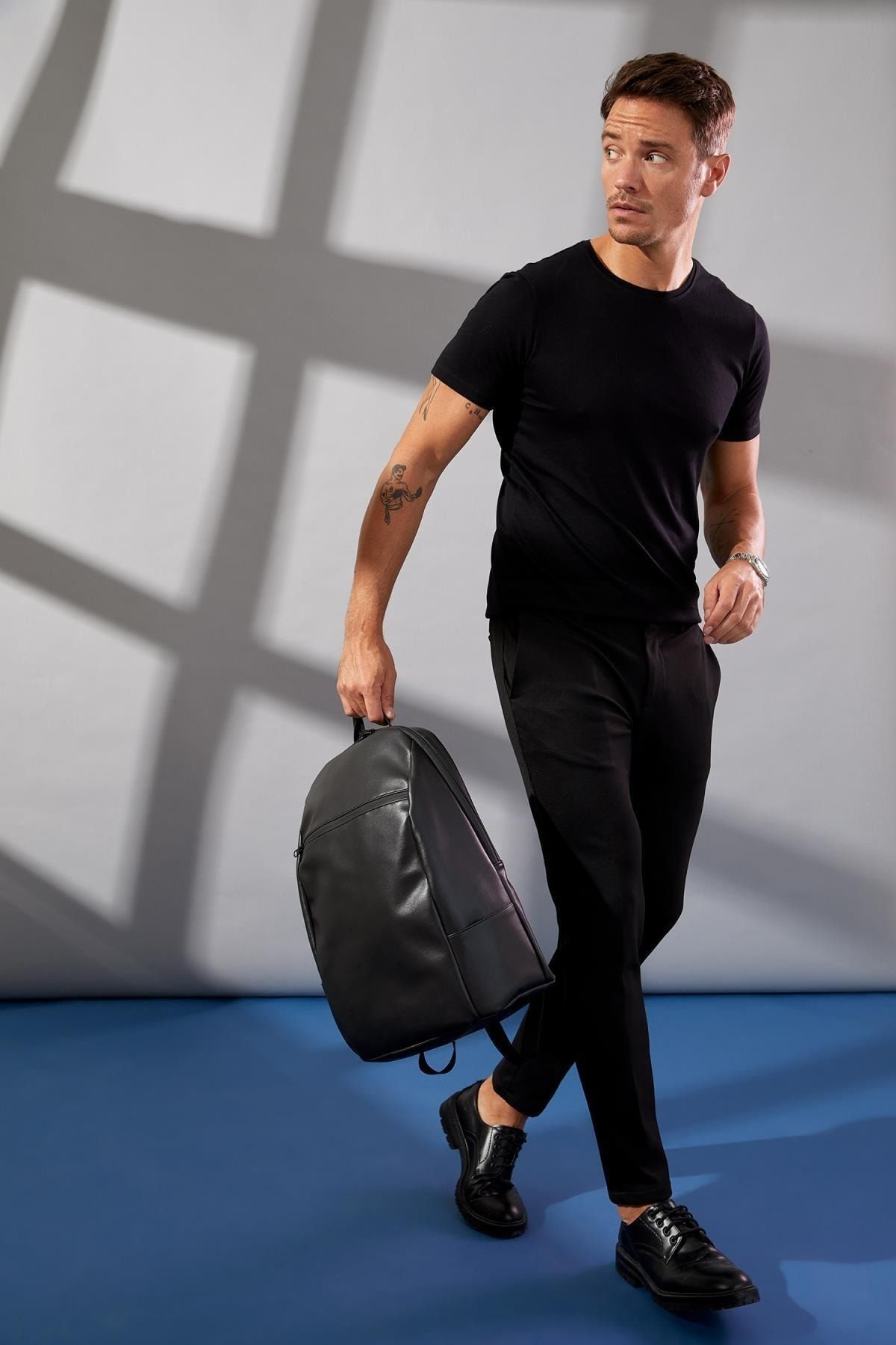 Slim Fit Bisiklet Yaka Premium Kalite Basic Pamuklu Penye Tişört
