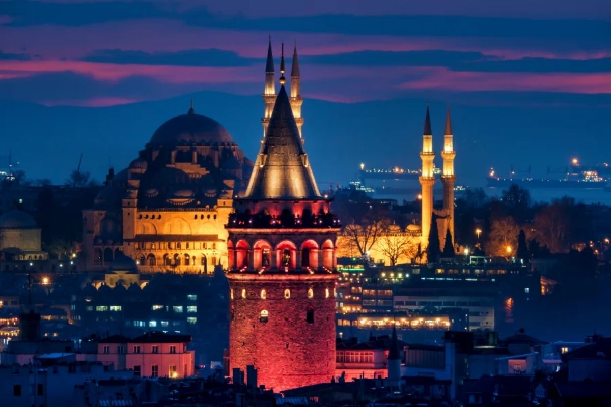 Asian Side of Istanbul Taksim, Galata Tower